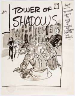Marie Severin Tower of Shadows #9 Cover Preliminary Artwork (Marvel, 1971). Marie Severin provided the cover - | Heritage