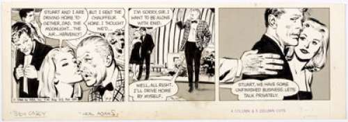 Neal Adams Ben Casey Daily Comic Strip Original Art dated 7-7-66 (NEA, 1966). Legendary comic artist Neal Adams - | Heritage