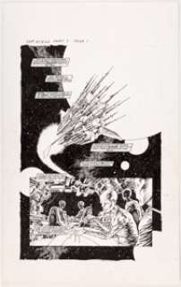 Bernie Wrightson Dark Horse Presents #101 Splash Page 1 Aliens Original Art (Dark Horse, 1995). A Bernie - | Heritage