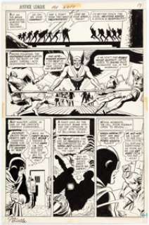 Dick Dillin and Joe Giella Justice League of America #101 Page 15 Original Art (DC, 1972). Hawkman and Dr. - | Heritage