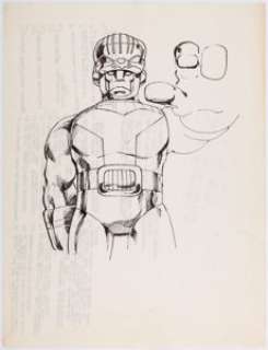 John Byrne Incredible Hulk Annual #7 Master Mold Design Illustration Original Art and Plot Layout (Marvel, - | Heritage