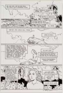 Terry Moore Strangers in Paradise V3#40 Story Page 2 Katchoo Original Art (Abstract Studio, 2001). A - | Heritage