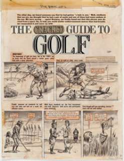 Bill Ward Cracked #125 Complete 4-Page Story Original Art (Major Publications, 1958). Strange to consider that - | Heritage