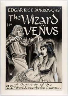 Habblitz The Wizard of Venus Cover Painting Original Art (World Science Fiction Convention, 1964). It was the - | Heritage