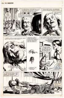 John Bolton Kull the Conqueror Page 22 Original Art (Marvel Comics, 1983). Bolton‘s quietly harrowing depiction -