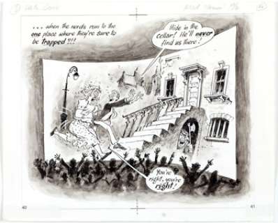 Harry North The MAD Book of Horror Stories Complete Contents Original Art Group of 96 (EC and Warner Books, - | Heritage