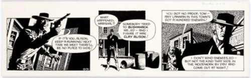 Frank Bellamy Garth Daily Comic Strip G131 Original Art dated 4-6-73 (Daily Mirror, 1973).... | Heritage