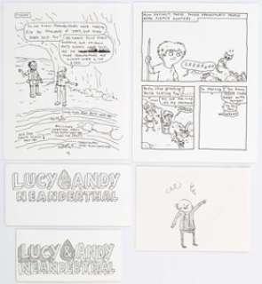 Jeffrey Brown "Process Pack" Original Art, Production Art, and Ephemera Group of 40 Items (2016).... (Total: 40 Original Art)