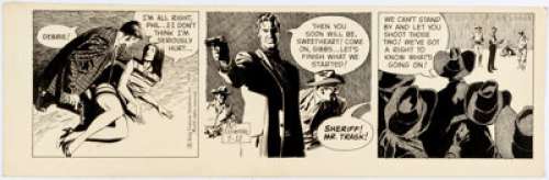 Al Williamson Secret Agent Corrigan Daily Comic Strip Original Art dated 7-12-68 (King Features Syndicate, - | Heritage