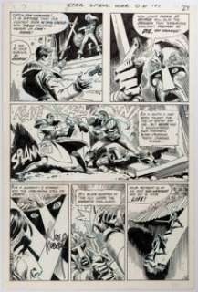 Joe Kubert Star Spangled War Stories #147 Story Page 22 Enemy Ace Original Art (DC, 1969)....
