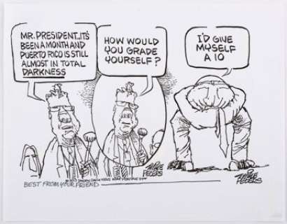 Mike Peters - Editorial Comic Strip from Dayton Daily News (King Feature Syndicate, 2017)....