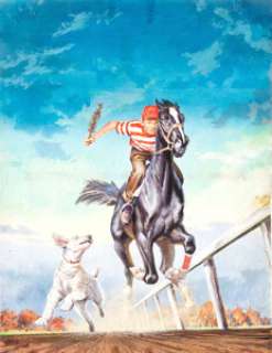 Sam Savitt Four Color #554: Rusty Riley: A Boy, a Horse, and a Dog Cover Original Art (Dell Comics, 19... | Heritage