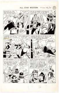 Gil Kane and Bernard Sachs All Star Western #59 Story Page 8 Original Art (DC Comics, 1951).... | Heritage