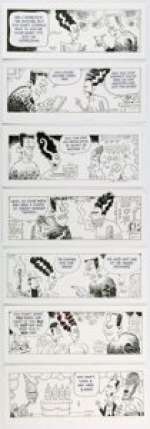 Scott Nickel Eek! Comic Strip Original Art Group of 15 (c. 2016).... (Total: 15 Original Art)