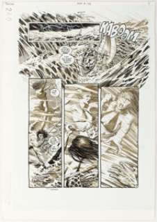 Tom Yeates Dark Horse Presents #143 "Tarzan in Tale of Pellucidar" Story Page 15 Original Art (Dark Horse, 1999)....