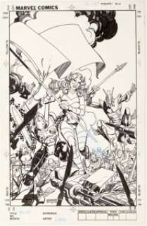 Gil Kane Micronauts #44 Cover Original Art (Marvel, 1982).... | Heritage