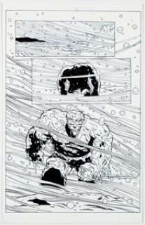 Jorge Lucas and Robert Campanella Hulk vs. Fin Fang Foom #1 Story Page 1 Original Art (Marvel, 2008)....