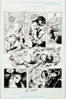 John Buscema Conan: Death Covered in Gold #3 Story Page 12 Original Art (Marvel, 1999).... | Heritage