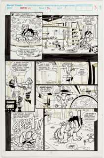 John Costanza and Marie Severin What The--?! #26 Story Page 3 Original Art (Marvel, 1993)....