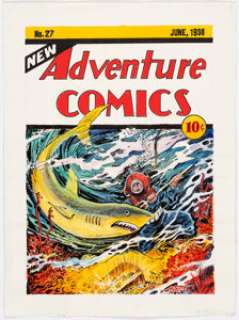 Creig Flessel Adventure Comics #27 Cover Recreation Original Art (1993).... | Heritage