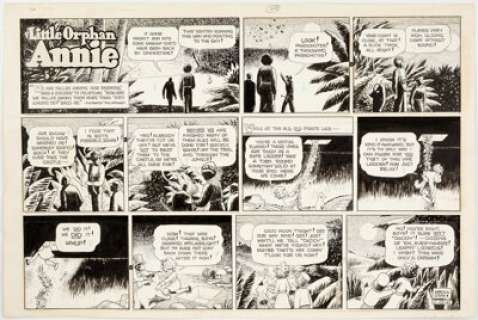 Harold Gray Little Orphan Annie Sunday Comic Strip Original Art dated 3-25-62 (News Syndicate, 1962).... | Heritage