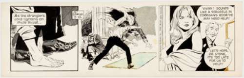 Al Williamson Secret Agent Corrigan Daily Comic Strip Original Art dated 3-12-68 (King Features Syndicate, 1968).... | Heritage