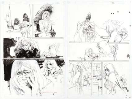 Bill Sienkiewicz DC First: Batgirl/Joker #1 Story Pages 20 and 36 Original Art Group of 2 (DC, 2002).... (Total: 2 Original Art) | Heritage