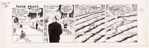 Chester Gould Dick Tracy Daily Comic Strip Original Art dated 7-19-45 (News Syndicate Co., Inc., 1945). ... | Heritage