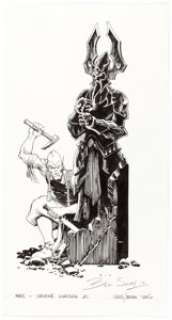  - Brian Snoddy Hordes "Skorne Guardian" Illustration Original Art (2006)....