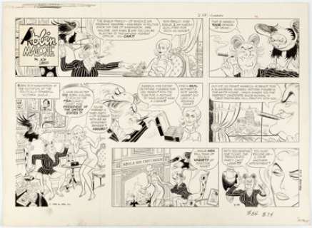 Bob Lubbers Robin Malone #54 Sunday Comic Strip Original Art dated 3-24-68 (NEA, 1968).... | Heritage