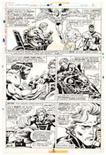 Frank Robbins and Vince Colletta Ghost Rider #17 Story Page 2 Original Art (Marvel, 1974).... | Heritage