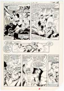  - Richard Howell and Mike Machlan All Star Squadron #30 Story Page 20 Original Art (DC, 1984)....