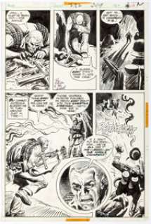 Ric Estrada and Joe Kubert Our Army at War #282 Story Page 9 Illustration Original Art (DC Comics, 1975)... | Heritage