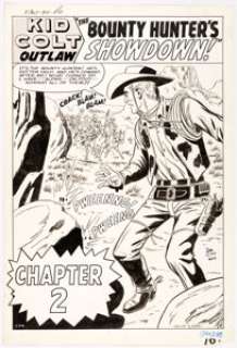  - Jack Keller and Dick Ayers Kid Colt Outlaw #94 Splash Story Page 8 Original Art (Marvel, 1960)....