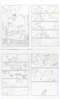  - Rob Haynes Daredevil: Ninja #2 Story Page 9 and Others Group of 5 Original Art (Marvel, 2000). ... (Total: 5 Original Art)