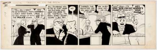 Chester Gould Dick Tracy Daily Comic Strip Original Art dated 9-22-45 (Chicago Tribute Syndicate, 1945).... | Heritage