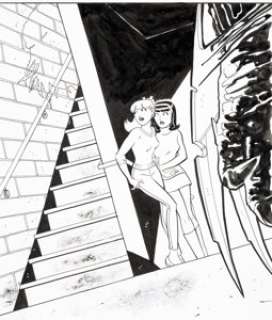 Sandy Jarrell Archie vs. Predator II #3 Variant Cover E Original Art (Archie Publications, 2019).... | Heritage