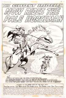 Dick Ayers and Syd Shores Western Gunfighters #6 Story Page 1 Original Art (Marvel, 1971).... | Heritage