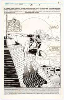 Steven Butler and Danny Bulanadi Avengers West Coast #70 Splash Page 1 Original Art (Marvel, 1991).... | Heritage
