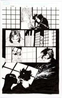 Eduardo Risso Logan #2 Story Page 6 Original Art (Marvel, 2008). Logan enjoys a calm moment with Atsuko before he - | Heritage