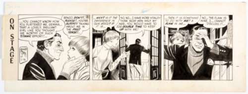Leonard Starr Mary Perkins, On Stage Daily Comic Strip Original Art dated 1-16-68 (Chicago Tribune, 1968). Leonard - | Heritage