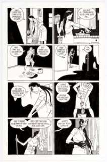 Jaime Hernandez Love and Rockets V2#7 Story Page 12 Izzy Original Art (Fantagraphics, 2003). Izzy is a supporting - | Heritage