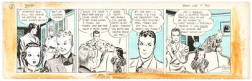 Milton Caniff Terry and the Pirates Daily Comic Strip Original Art dated 1-10-39 (Chicago Tribune-N.Y. News - | Heritage