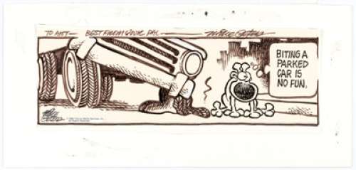 Mike Peters Mother Goose and Grimm Daily Comic Strip Original Art (Tribune Media Services, 1988)....