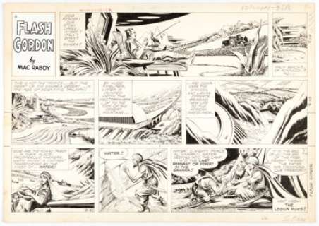 Mac Raboy Flash Gordon Sunday Comic Strip Original Art dated 9-10-61 (King Features Syndicate, 1961).... | Heritage
