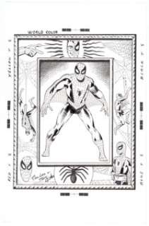 Bruce McCorkindale - Spider-Man Marvelmania Pin-Up Re-Creation Original Art (2012). Bruce McCorkindale gives a -