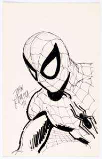 John Romita, Sr., Spider-Man Specialty Illustration Original Art (1993). What could be finer than a Jazzy Johnny - | Heritage