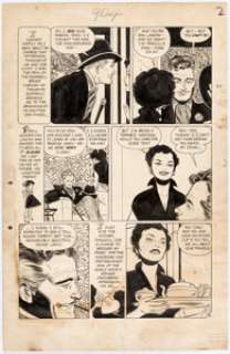 Alex Toth and Mike Peppe New Romances #16 Story Page 2 Original Art (Pines, 1953).... | Heritage