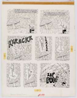 Don Martin MAD #133 Complete 1-Page Story "During a Summer Shower" Original Art (EC Publ., 1970).... | Heritage