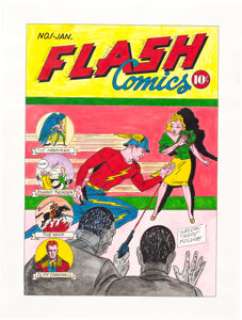 Sheldon Moldoff - DC Cover Hand-Colored Print Group of 3 (undated). A group of three prints hand-colored by - | Heritage